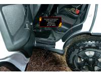 Накладки на внутренние части задних арок без скотча (вариант 2) Lada (ВАЗ) Niva 2020-